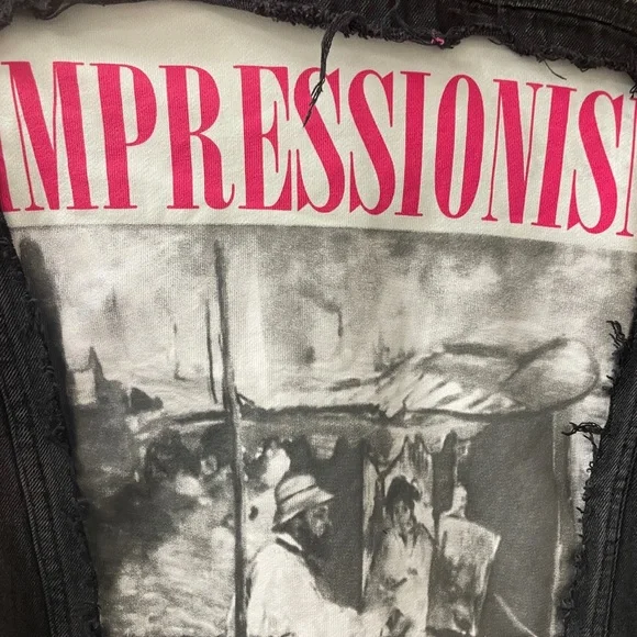 Impressionism Denim Jacket - Picture 3 of 11